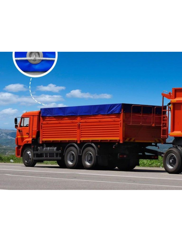 JAGO Plachta 650 g/m², hliníkové oká, modrá, 5 x 6 m