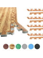 Gorilla Sports Zakončenie pre ochranné podložky, sv. drevo, 8 ks