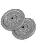 Gorilla Sports Sada liatinových závaží 30 kg, 2 x 15 kg