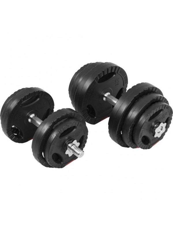 Gorilla Sports Sada činiek s plastovými kotúčmi, 30 kg