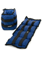 MAXXIVA záťažové manžety, 2 x 4 kg, modrá