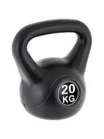MAXXIVA Kettlebell činka, čierna, 20 kg