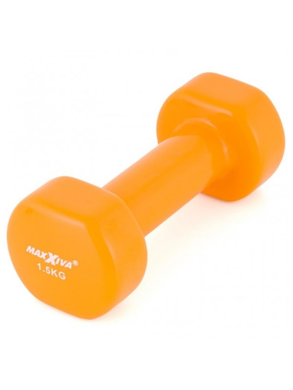 MAXXIVA sada vinylových činiek 2 x 1,5 kg, oranžová