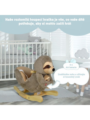 INFANTASTIC hojdací leňochod so zvukovými efektami