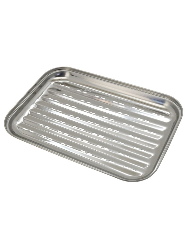CATTARA grilovacia tácka nerez, 34 x 24 cm
