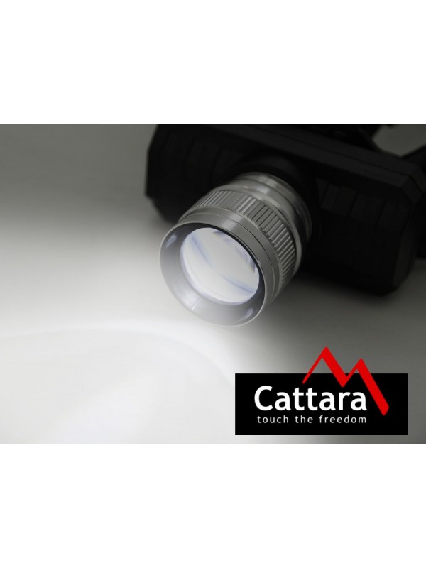 Cattara svietidlo- čelovka SCORPION, nabíjacia, 90lm