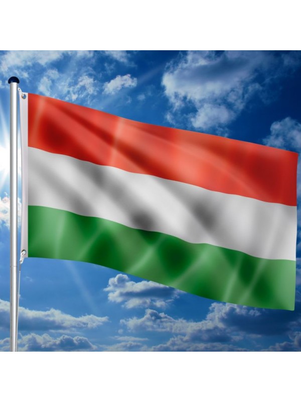 FLAGMASTER vlajkový stožiar s vlajkou, Maďarsko, 650 cm