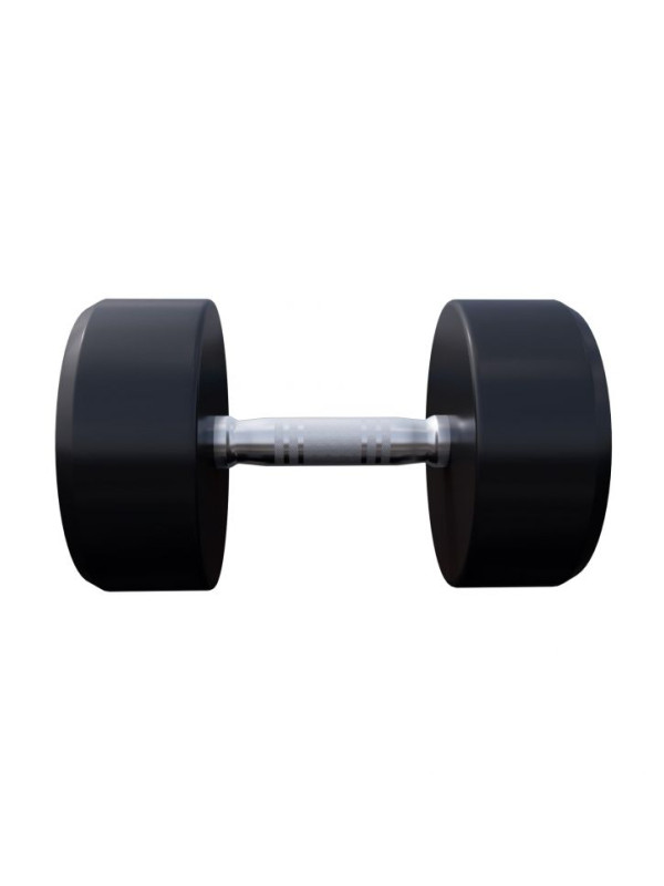 Gorilla Sports Jednoručná činka čierno/biela, 22,5 kg