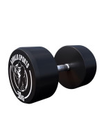 Gorilla Sports Jednoručná činka čierno/biela, 30 kg