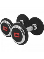 Gorilla Sports Súprava jednoručných činiek z liatiny, 2 x 2,5 kg