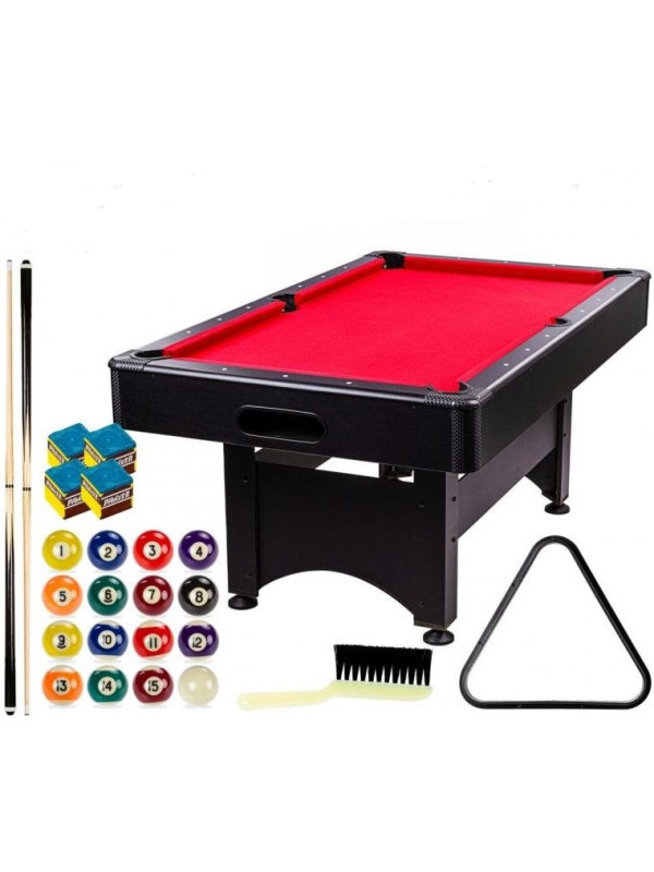 GamesPlanet® biliardový stôl TRENDLINE 6ft, červený