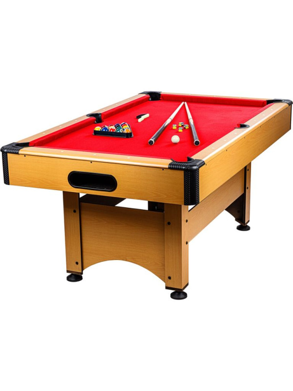 GamesPlanet® biliardový stôl TRENDLINE, 6ft, červený