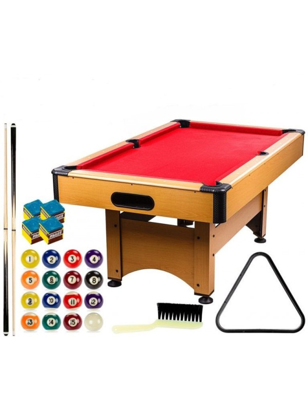 GamesPlanet® biliardový stôl TRENDLINE, 6ft, červený