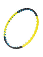 MAXXIVA hula- hoop masážna obruč, 108 cm, čierno-žltá