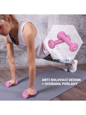 Gorilla Sports Set jednoručných činiek na aerobik, 31 kg