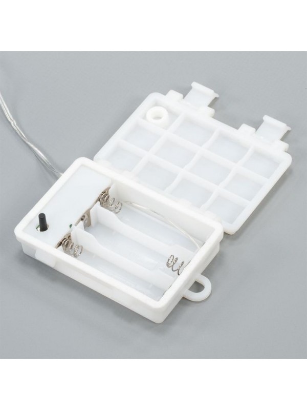 Svetelný záves Hviezdy, 8 LED, teplo biela