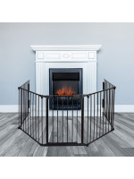 Stilista krbová zástena, kov, 3050 x 755 x 600 cm