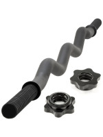 Maxxiva zakrivená tyč na nakladanie, hviezdica, čierna,120cm