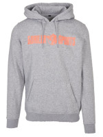 Gorilla Sports Mikina s kapucňou - sivo/oranžová XL