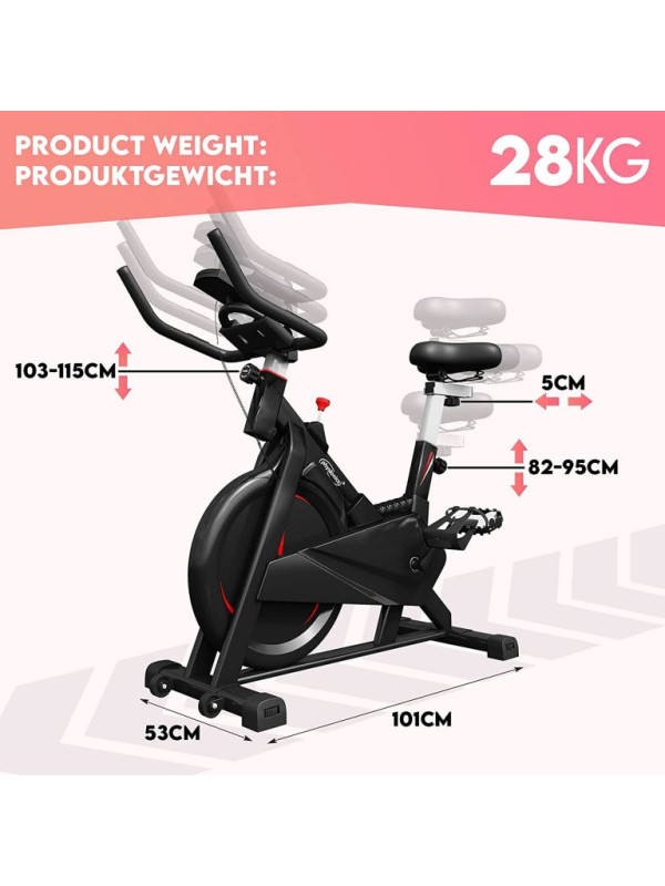 Stacionárny rotopéd, domáci trenažér, max. záťaž 120 kg