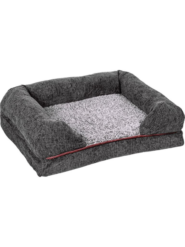 Pelech pre psa veľkosť L, tmavo šedý, 106 x 80 x 18 cm