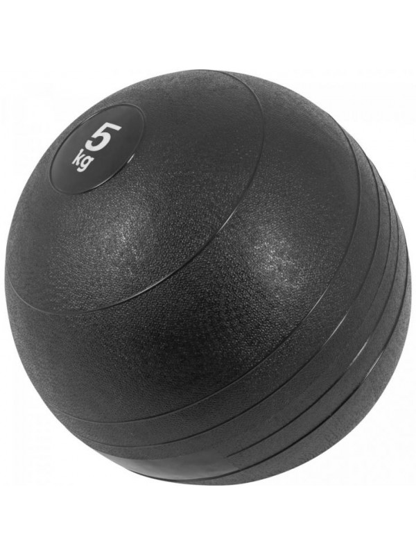 Gorilla Sports Sada slamball medicinbalov, čierna, 6 ks, 60 kg