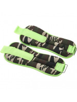 Gorilla Sports Záťažové manžety, maskáčové, 2 x 1 kg