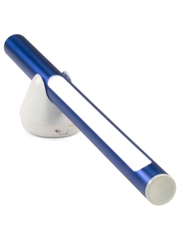 Garthen tyčová kempingová LED lampa, vodotesná, modrá, 30 cm