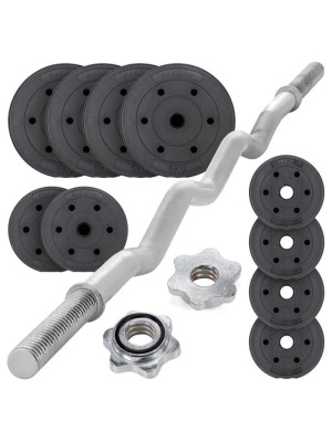 Maxxiva činkový set 30 kg závažia + 7 kg činková tyč