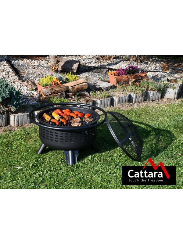 CATTARA Ohnisko MERAPI s poklopom, 80 x 80 x 62 cm