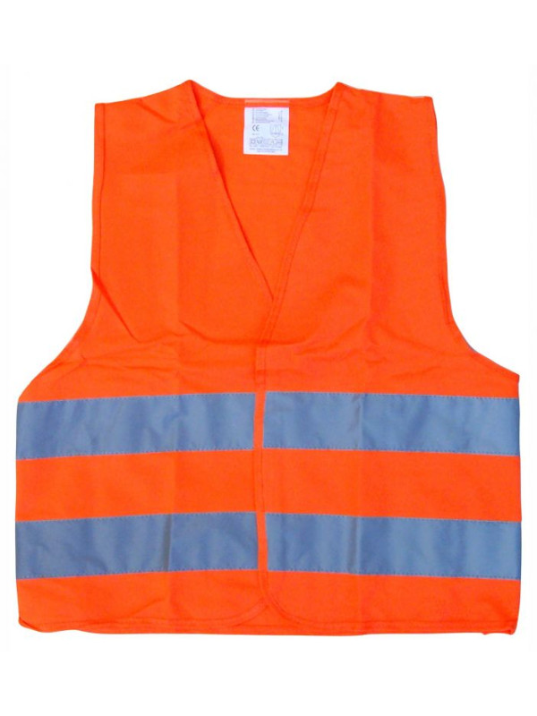 COMPASS výstražná detská vesta, oranžová, EN 1150