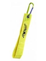 Reflexný prívesok s karabínkou, žltý
