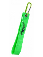 Reflexný prívesok s karabínkou, zelený