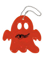 Reflexný prívesok duch, červený