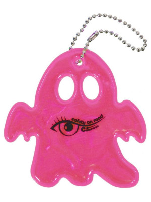 Reflexný prívesok duch, ružový