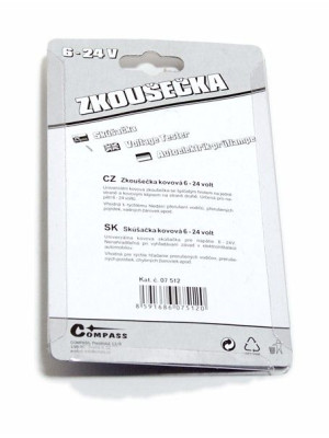 COMPASS Skúšačka 6-24 V, kovová