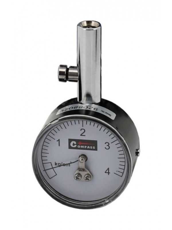 COMPASS Profesionálny merač tlaku v pneumatikách, 4 kg/cm2