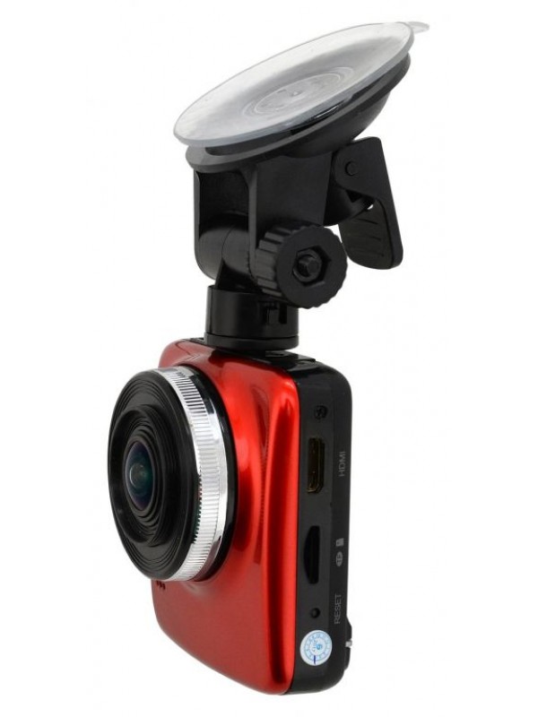 COMPASS Kamera do auta Full HD 2,4, GPS, červená