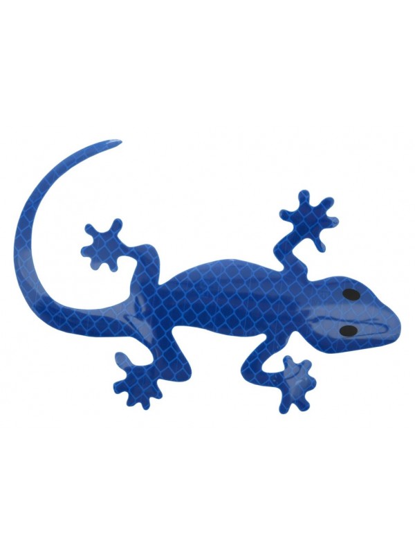 Samolepiaca dekorácia Gecko - modrá