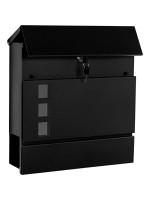 Poštová schránka Turín, 370 x 370 x 110, čierna