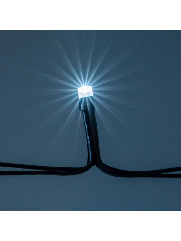 Solárna blikajúca reťaz pre osvetlenie slnečníka - 72 LED
