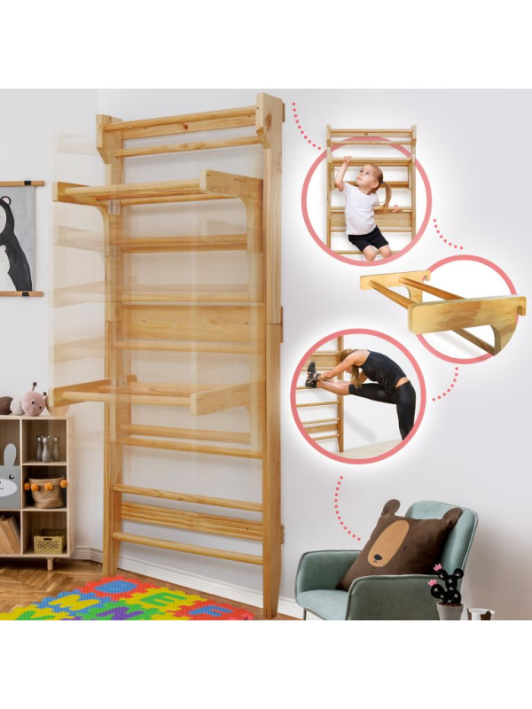 PHYSIONICS Fitness rebriny s posuvnou hrazdou