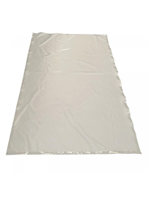 JAGO plachta 650 g/m², hliníkové oká, sivá, 4 x 8 m