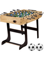 Stolný futbal BELFAST 121 x 101 x 79 cm -  svetlé drevo