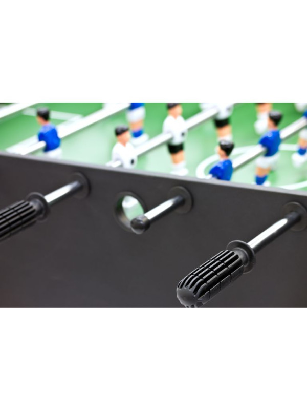 Stolný futbal rozkladací 121 x 101 x 79 cm - čierny