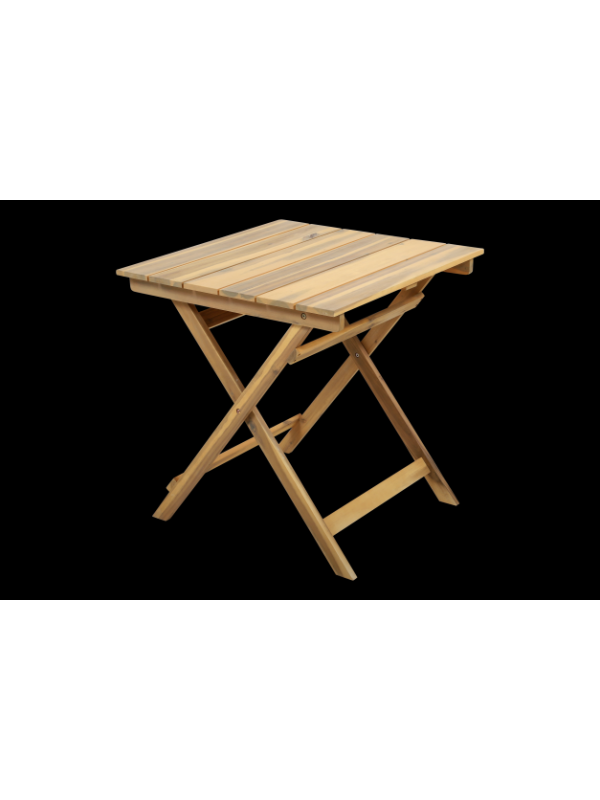 Drevený set FILAX, akácia, 1 stôl + 2 skladacie stoličky