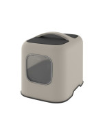 Toaleta pre mačky BIALA z recyklovaného plastu s dvierkami