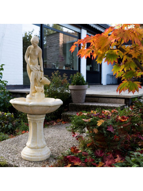 Záhradná fontána - fontána vtáčí kúpeľ v barokovom štýle