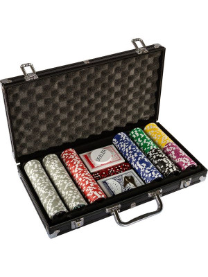 Pokerový set 300 ks žetónov BLACK EDITION 1 - 1 000