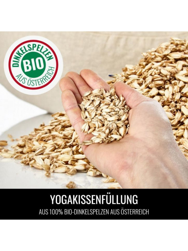 Gorilla Sports Meditačný vankúš, žltý